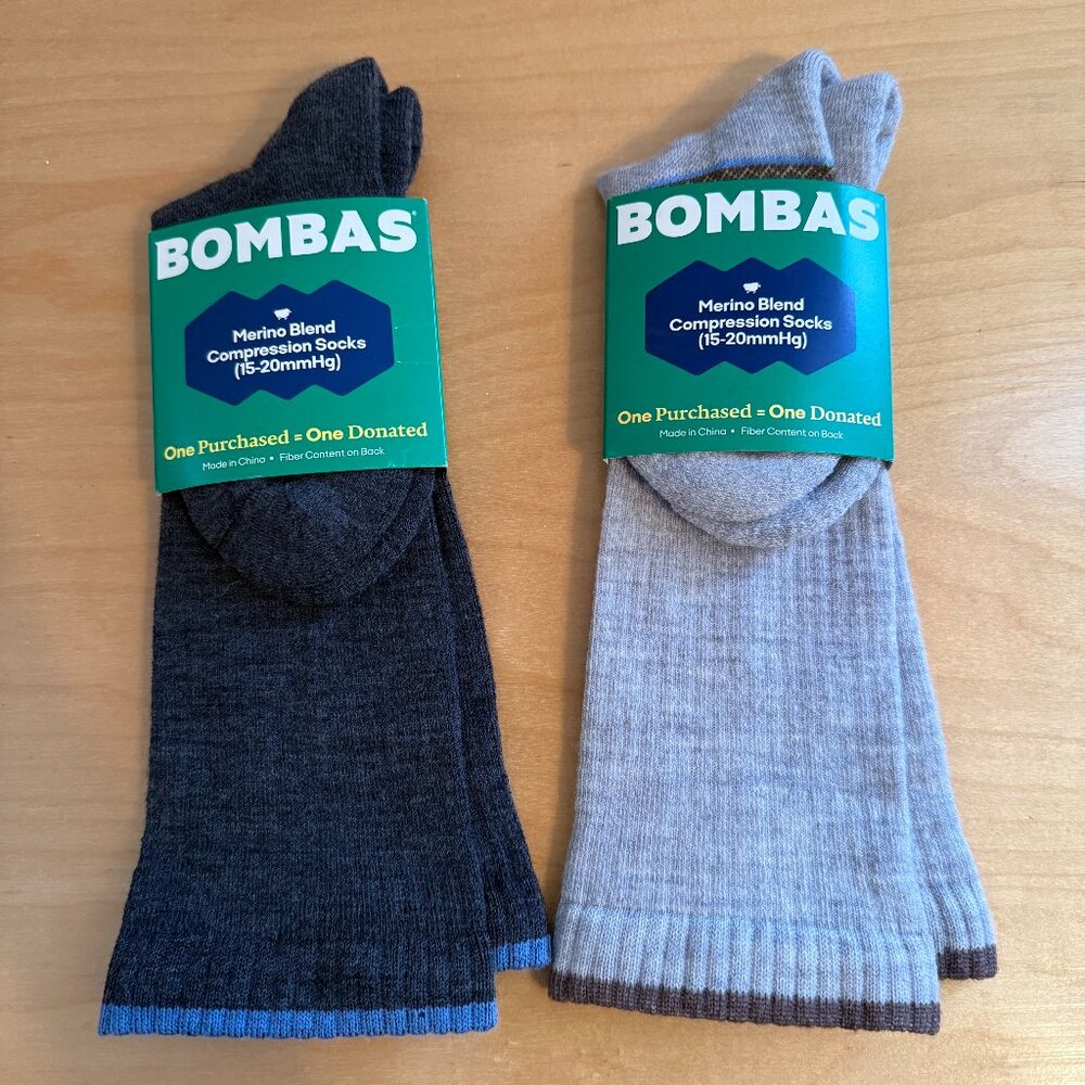 Bombas wool compression socks